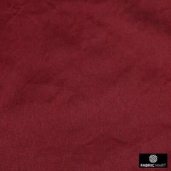 Deep Red Faux Silk Fabric By The Yard, 42 inches width Red Silk Fabric
