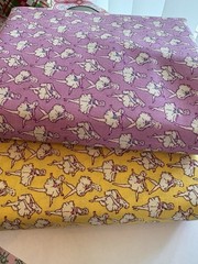 Storybook Playtime 30’s repro cotton fabric Ballerina purple yellow choice