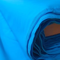 Quality Matte Blue Swimwear Fabric by the Yard