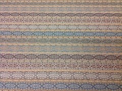 Kravet Blue Brown Modern Elliptical Stripe Upholstery Fabric-6.75 yd (28778-613)