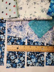 Fabric Scrap Bundle Cotton Quilting & Novelty Prints for Small Projects & Crafts