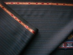97% SUPER 150’s WOOL WORSTED & 3% CASHMERE SUITING FABRIC MADE IN ENGLAND =3.4 m