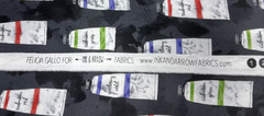 Artist Paint Tubes Black Cotton Felicia Gallo Ink & Arrow Fabrics BT Half Y #14