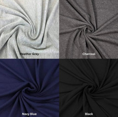 FabricLA 10oz Cotton Spandex Jersey Knit Fabric by The Yard 58/60″ Inches Wide