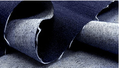 10OZ Cotton Blend Weft Stretch Denim 55″ (Indigo,1yd)