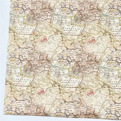 Vintage newspaper girl oil painting girl Cotton Fabric Sew Clothes Dress Fabric