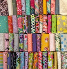 Tula Pink 10 Piece Fat Eighths Scrappy STASH BUILDER! Mystery Fat Eighths Bundle