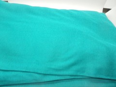 Green Tubular Knit Fabric 3 1/2 yds x 18″ wide Stretch Ribbing Material No seam