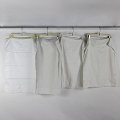 Lot of 10 White and Off-White Standard Pillowcases DIY Fabric Crafts