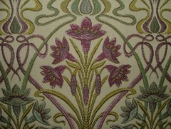 Art Nouveau Thick Jacquard Fabric Mulberry Designer Curtain Upholstery Cushion
