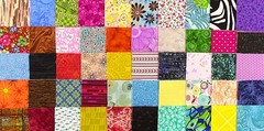 Classic Scrap Pack – 1,000 Pieces – Mixed Sizes No Duplicates – 100% Cotton 5614