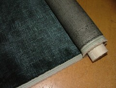 1.8 Metres Romo Black Nishi Laguna Velvet Upholstery Cushion Fabric