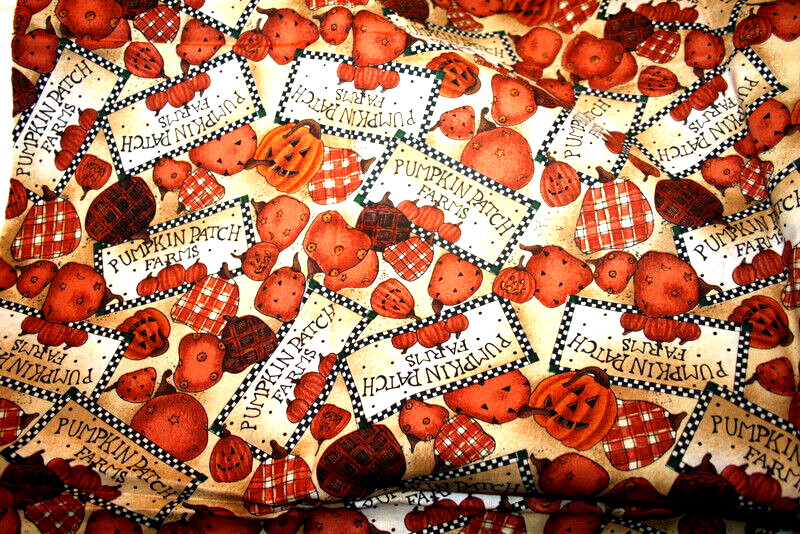 PUMPKINS PATCH FARMS FROM DEBBIE MUMM – 100% COTTON FABRIC