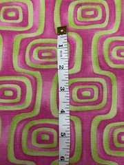 Modern Geometric Decorator Fabric Cotton Fushia/Lime Green ***Read for Yardage