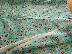 3.5 yds Red Roses Floral Fabric by FAYE BURGOS Marcus Brothers Textiles 44×128