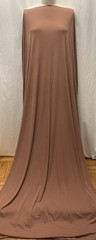 100% Rayon Matte Jersey Light Chocolate Brown Color Fabric By The Yard 58″ Wide