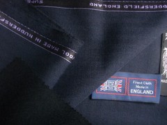 45% WOOL & 55% POLYESTER SUITING/JACKETING FABRIC MADE IN ENGLAND = 3.4 m.