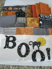 Halloween High End Quilters Fabric Plus Unfinished Table Runner Lot 2 lb 8 oz