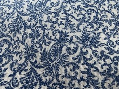 Cotton Fabric Tiny Blue Plant Classic Cottons 44”x 30” 282