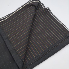 2.5 Yd Quilt Cotton Fabric Black Homespun Woven Unbranded Quilt Shop Quality