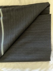 NEW MADE IN ITALY VALENTINO 3.3 M/3.6 YRD Wool Suiting Fabric Charcoal Rust