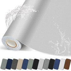 Lifenion Fabric Repair Patch, Self Adhesive 17X158 Inch, Canvas White
