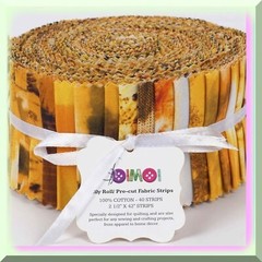 40-Piece Cotton Quilting Fabric Strips
