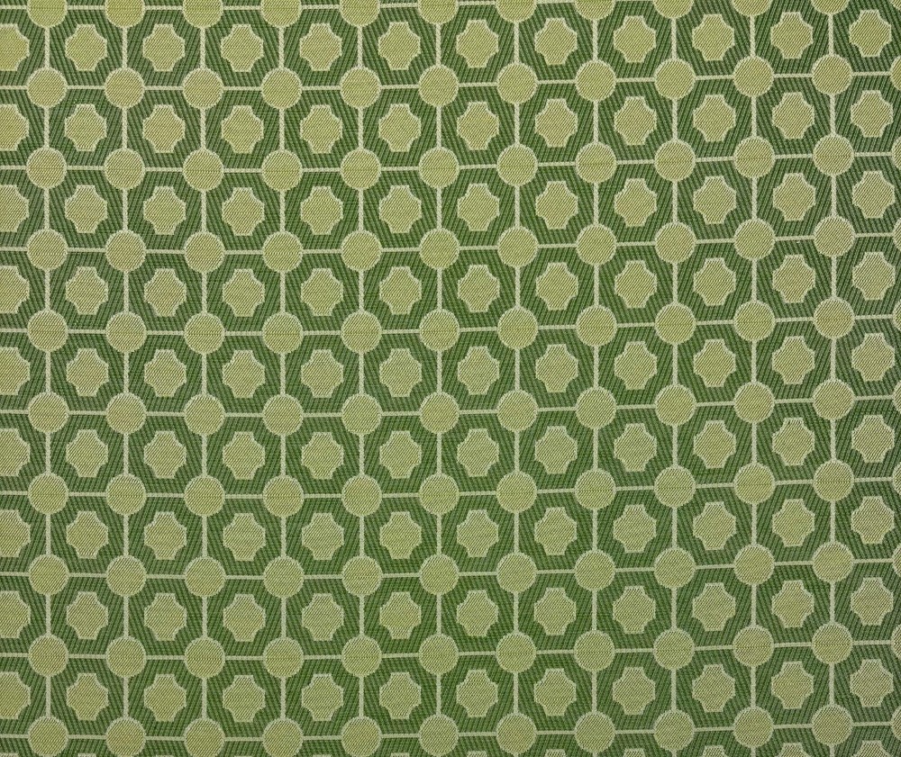 BALLARD DESIGNS LETHA GREEN InsideOut GEOMETRIC PERFORMANCE FABRIC BY YARD 57″W