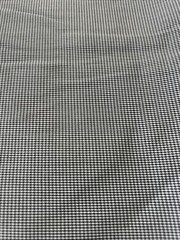 FINE GRAY & BLACK HOUNDSTOOTHE SUITING CLOTH FABRIC FINE COTTON 3 3/5 X 58″