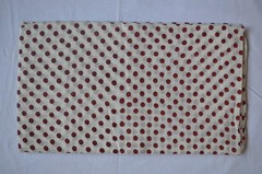 Hand Block Print Fabric 100%Cotton 1 Yard *NO TARRIF CHARGES 100%✅ZK_225