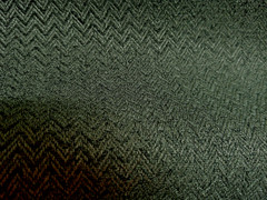 Small Chevron/Herringbone Tone on Tone Forest/Tree Green Cloth Backing 4.5 Yds