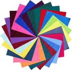 Lightweight 50PCS Precut Cotton Fat Quarters – Perfect for Quilting & Crafting