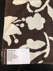 Lee Jofa GROUNDWORKS Soemba Shadow in Chocolate 17 1/2 x 17 3/4″ Fabric Sample