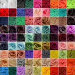 Chiffon Fabric 45” Width Cut By the Yard Multipurpose Wedding Dress DIY Crafts