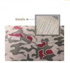 Camouflage Nylon Cotton Plaid Fabric Wear Resistant DIY Cloth 1.5M Width
