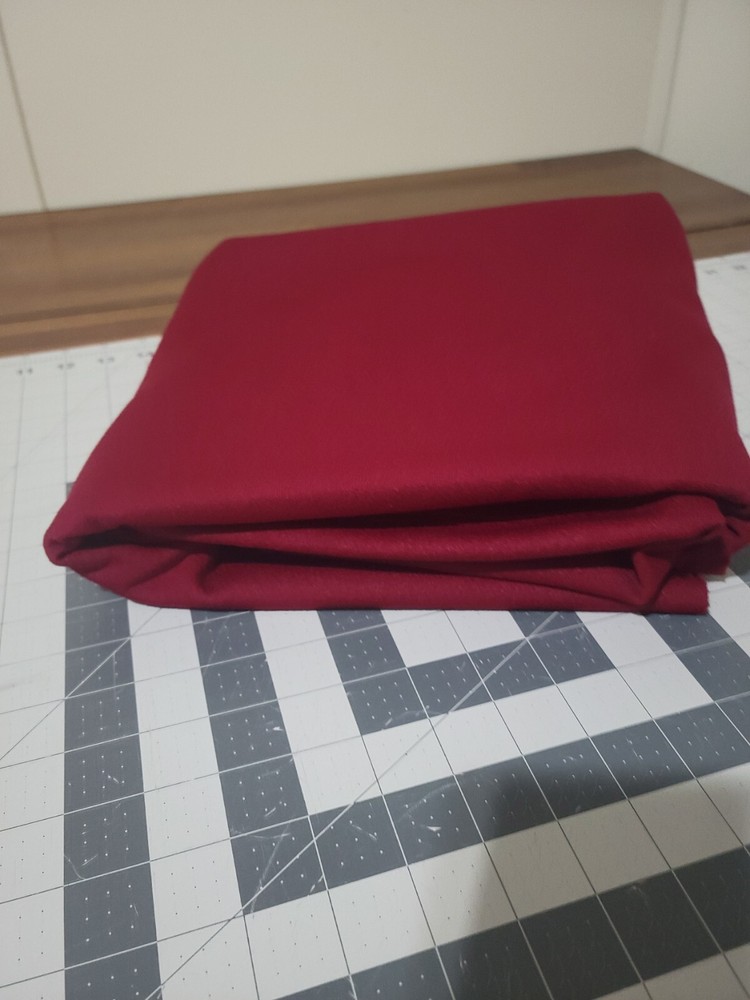 Burgundy Scuba Fabric 2.33 Yd