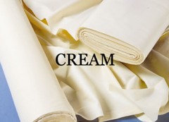 Premium Quality Cotton Sateen Curtain Lining Sold By The Metre – White Or Cream