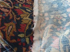 Ralph Lauren POET’S SOCIETY RUG TAPESTRY COTTON FABRIC 113″w X 100″l New