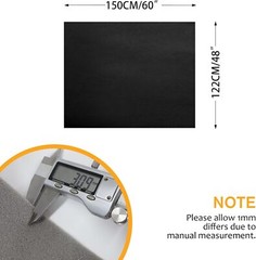 Black Suede Headliner Fabric Upholstery Material Backing Foam Roof Liner Retread