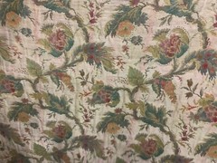 Tessuto Raro e Pregiato Vintage Gobelin con motivo floreale. 99€ Per 2 Metri