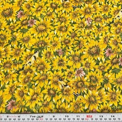 Vintage Florals & Birds Unbranded Cotton Fabric by the HALF YARD 18″ x 44″