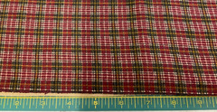 MARCUS BROTHERS TEXTILES – PLAID FLANNEL BY JUDIE ROTHERMEL- 3/4 YARD