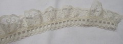 QUEEN CRAFT 100% Polyester By The YARDAGE Off-White Cream Natural LACE #63516