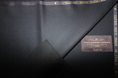 100% CASHMERE COATING FABRIC IN “Black/White Herringbone MADE IN SCOTLAND 3.75 m