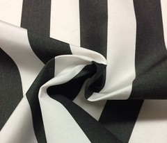 BALLARD DESIGN CANOPY STRIPE BLACK WHITE SUNBRELLA OUTDOOR 1.75 YARDS 54″W
