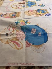 VTG Easter Fabric Lot Appliqués Pillow Quilt Rare Lot! Bunnies Chicks Darling