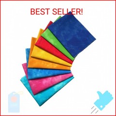 Misscrafts Quilting Fabric 100% Cotton Craft Fabric Bundle Squares Fat Quarters