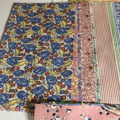 Vintage 50 Ct 5”x8” Charm Squares 1930s Reproduction Fabric Prints Aunt Grace