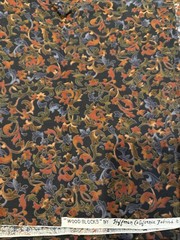 COTTON FABRIC “WOOD BLOCKS” BY HOFFMAN CALIFORNIA FABRIC 2yrds