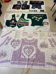 3 Adult Cut and Sew Vest Cotton Panels: Forget Me Knot, Noah’s Ark, Easter